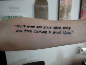 Tattoo Quotes Simple For Hand Meaningful Saying