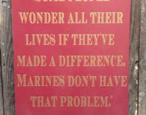 US Marines Ronald Reagan Quote Wood Sign 12