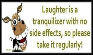 Does laughter lighten your load.