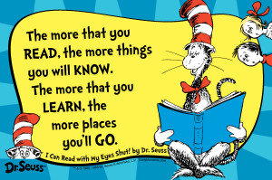 One of my favorite Dr. Seuss quotes: