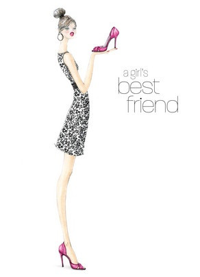 Shoe Best Friend Friendship Card