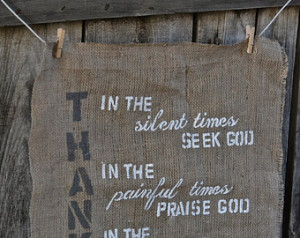 In all things, Thank God, Wall Hang ing Ann Voskamp quote ...