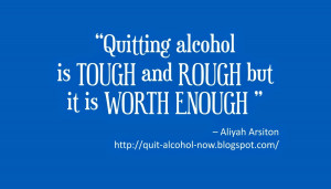 quitting is worth enough