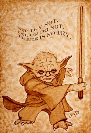 Jedi Yoda Wisdom Painting