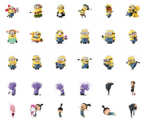 Despicable Me 2 stickers now on Facebook Chat!