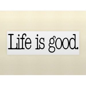 GOOD Vinyl wall lettering stickers quotes and sayings home art decor ...
