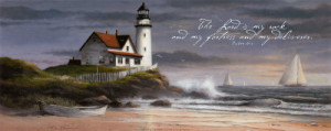 Lighthouse: Dusk Art Print