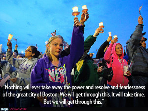 Photo Special Boston Marathon Bombing: Celebrities' Inspiring Quotes