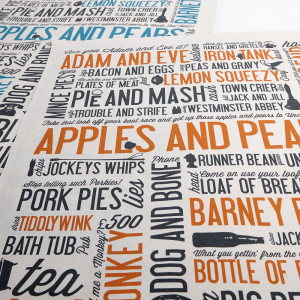 Home / KITCHEN / Tea Towels / Cockney Rhyming Slang Tea Towel