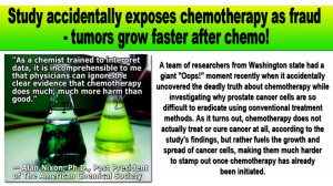 2013 Jan] US Scientists Find That Chemotherapy Boosts Cancer Growth