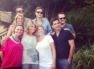 Full House cast reunion minus the twins. Still cool though.