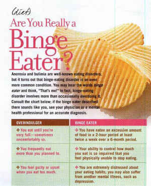 Biological factors. People with binge-eating disorder may have ...