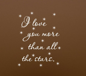 love you more than all the stars... #Love #quotes #stars