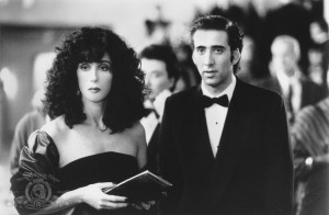 Still of Nicolas Cage and Cher in Moonstruck (1987)