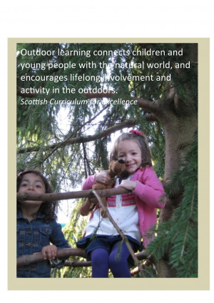 Posters to promote outdoor learning - some powerful quotes