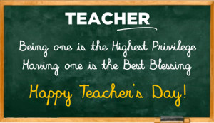 Happy Teachers day for a Wise teacher