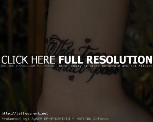 Back to Post :Wrist Tattoos Quotes Inspiration