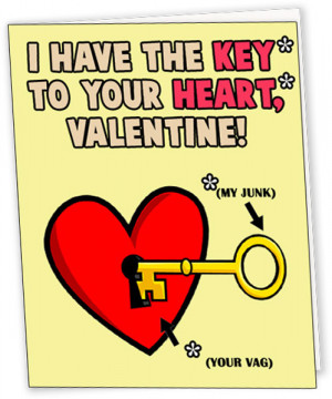 funny happy valentines i have the key to your heart valentine happy ...