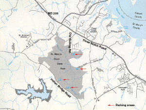 St. Mary's River State Park Map