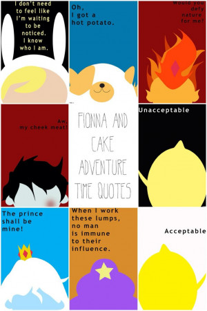 Fionna and Cake Adventure Time Quotes http://society6.com/PFKimmerle