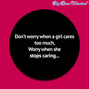 Stop caring