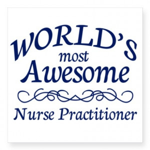 Nurse Practitioner Square Sticker