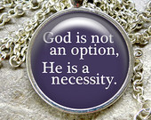 Quote Necklace, God Necklace, Personal Beliefs, Religious necklace ...