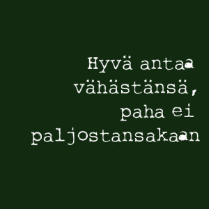 finnish sayings