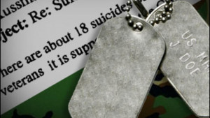 generic war army veterans suicide killed death casualties dog tags CBS