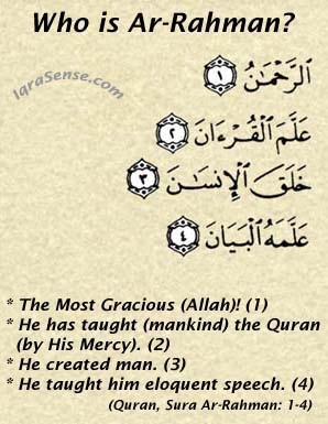 Quran Chapter 55 - Quran English Translation of Surah Al-Rahman (The ...