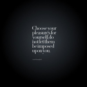 Self indulgent (1 of 2)