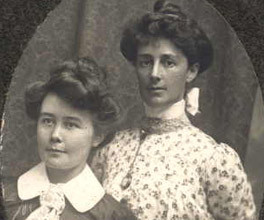 Photograph of author Miles Franklin and political activist Vida ...