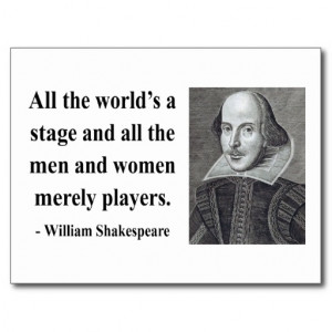 shakespeare quotes actors on a stage