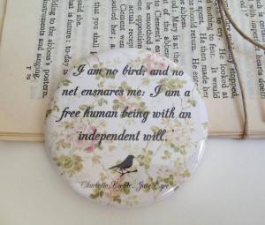 Jane Eyre Quotes With Page Numbers Jane eyre pocket mirror by