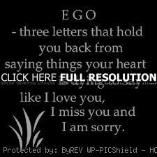 apology, quotes, sayings, ego, meaning, real