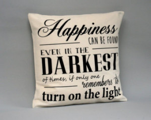 ... Potter Cushion - 16x16 18x18 20x20 24x24 - Dumbledore quote pillow