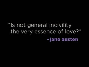 ... incivility the very essence of love?'' 