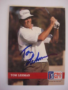 Tom Lehman Autographed 1992 PGA Pro Set Card