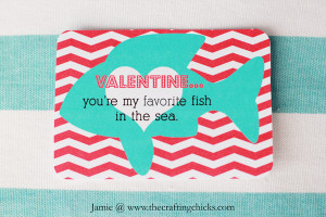 Sharing my fish valentine printable today! I bought Swedish Fish and ...