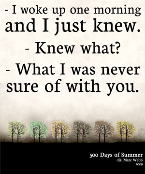 500 days of summer...