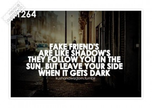 Fake friends quote