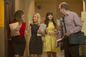 ... , Mark Proksch, Angela Kinsey and Dreama Walker in New Girl (2011
