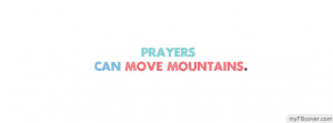 Prayers Move Mountains facebook cover