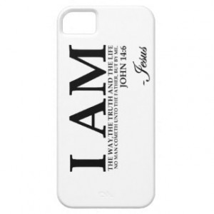 iPhone 5/5s protector case with a Jesus quote iPhone 5 Cases