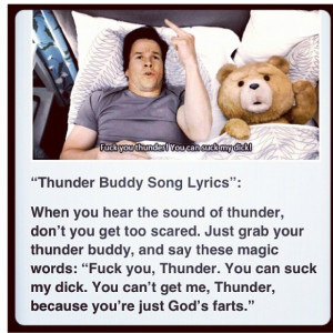 Thunder buddy!!!