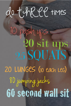 Looking for an easy Abs workout, this is it. Simple but will deliver ...