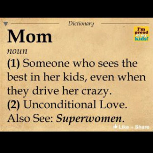 Definition of Mom.... Superwoman is about right.