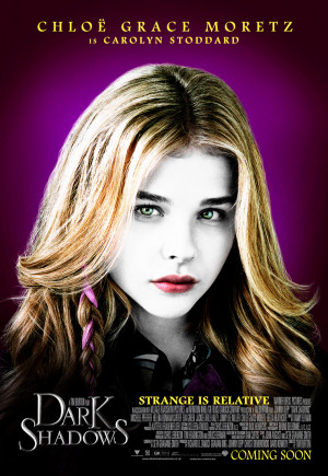 Chloe Grace Moretz plays an eccentric teen in “DARK SHADOWS”