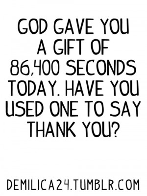 ... who fail to thank others just display their sense of entitlement
