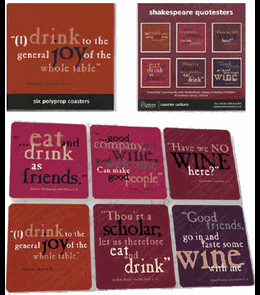 Shakespeare Quotesters (Coasters)